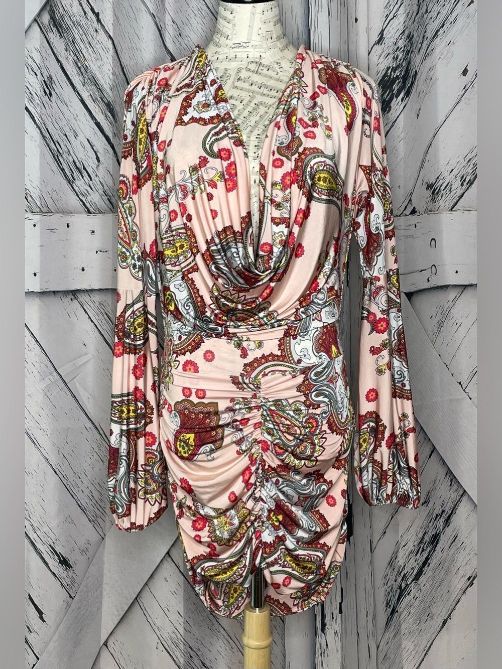 Tropical Cocktail Dress by Savee Laguna Beach Paisley M